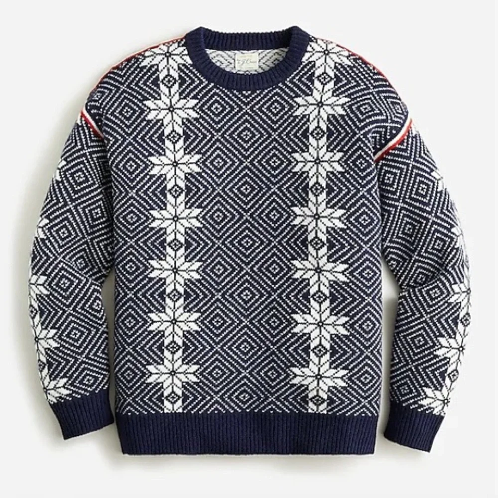 J. Crew - Men’s Lambswool Jacquard Ski Sweater